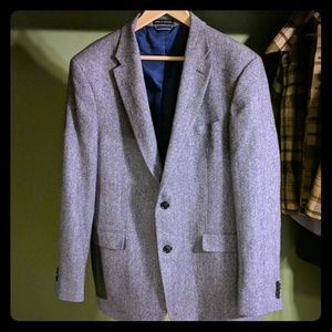 Tommy Hillfiger Grey Herringbone Blazer